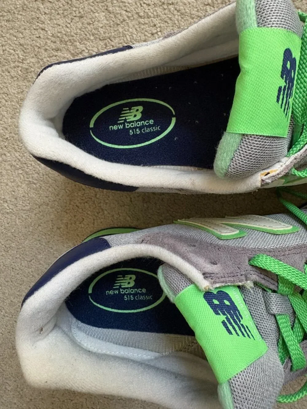 New Balance 515 Women's Running Shoes Size 12 Gray Green WL515AHC